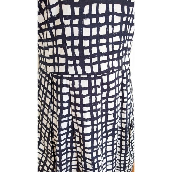 Cue Made in Australia shift dress black white size 10 - Picture 6 of 8